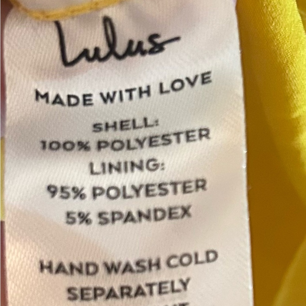 Lulu's Mustard Ruffle Dress - Picture 7 of 7